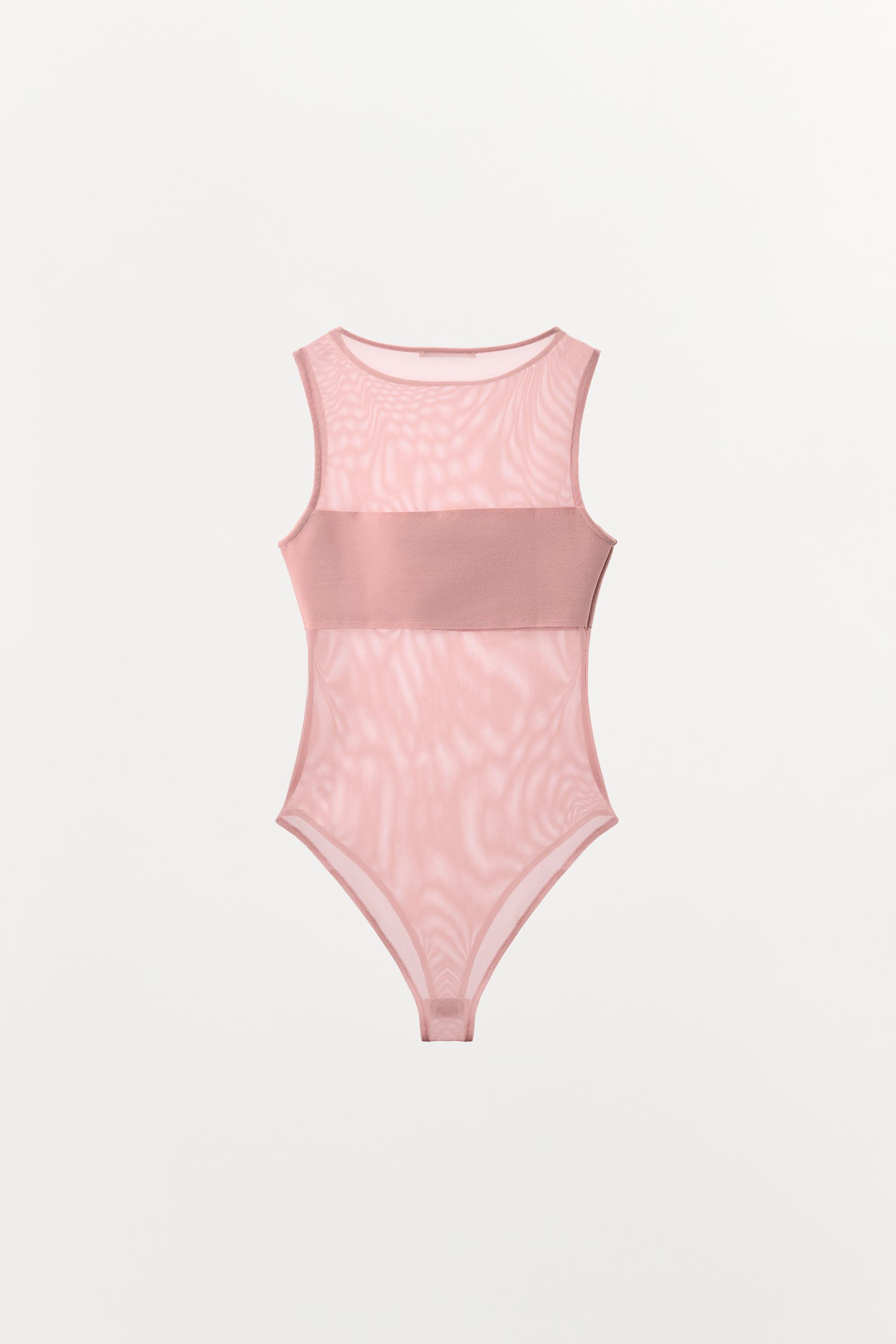 COMBINATION TULLE BODYSUIT